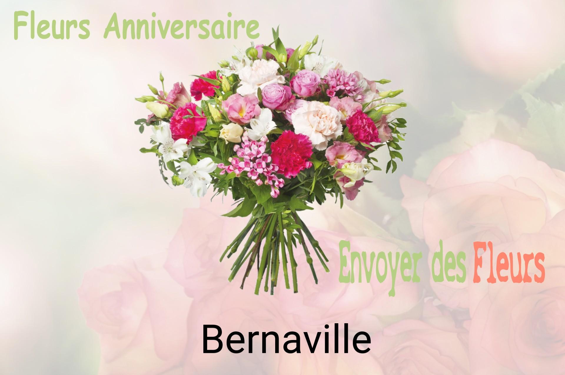Bouquet de fleurs d’anniversaire livré à Bernaville