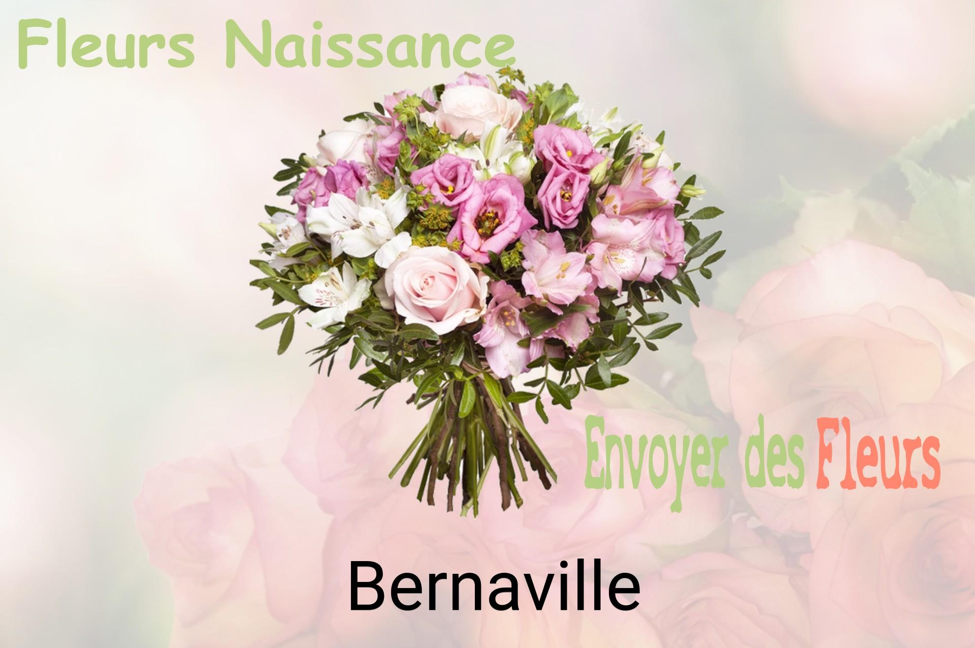 Bouquet de fleurs de naissance livré à Bernaville
